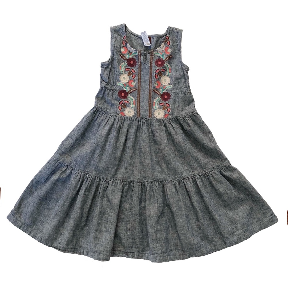 Tea Collection Chambray Dress SZ 6